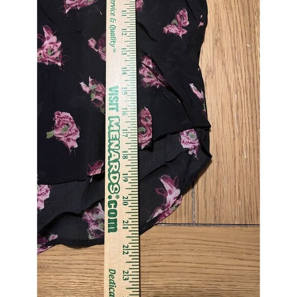 By Anthropologie Size XS Floral Puff Long Sleeve Peasant Top Cottagecore Boho - Picture 5 of 8